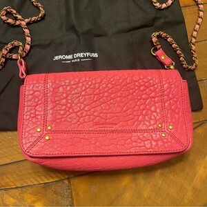 Jerome Dreyfuss Vibrant Pink Crossbody Bag